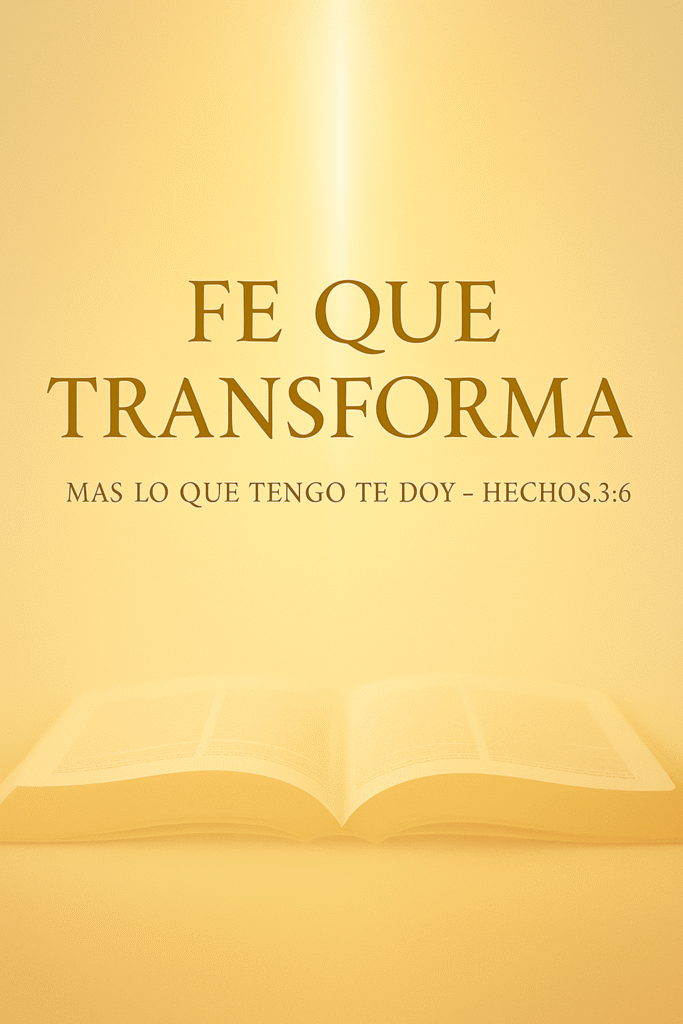 fe que transforma